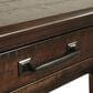 Ashley Baldridge Large Leg Desk in Rustic Brown, , large