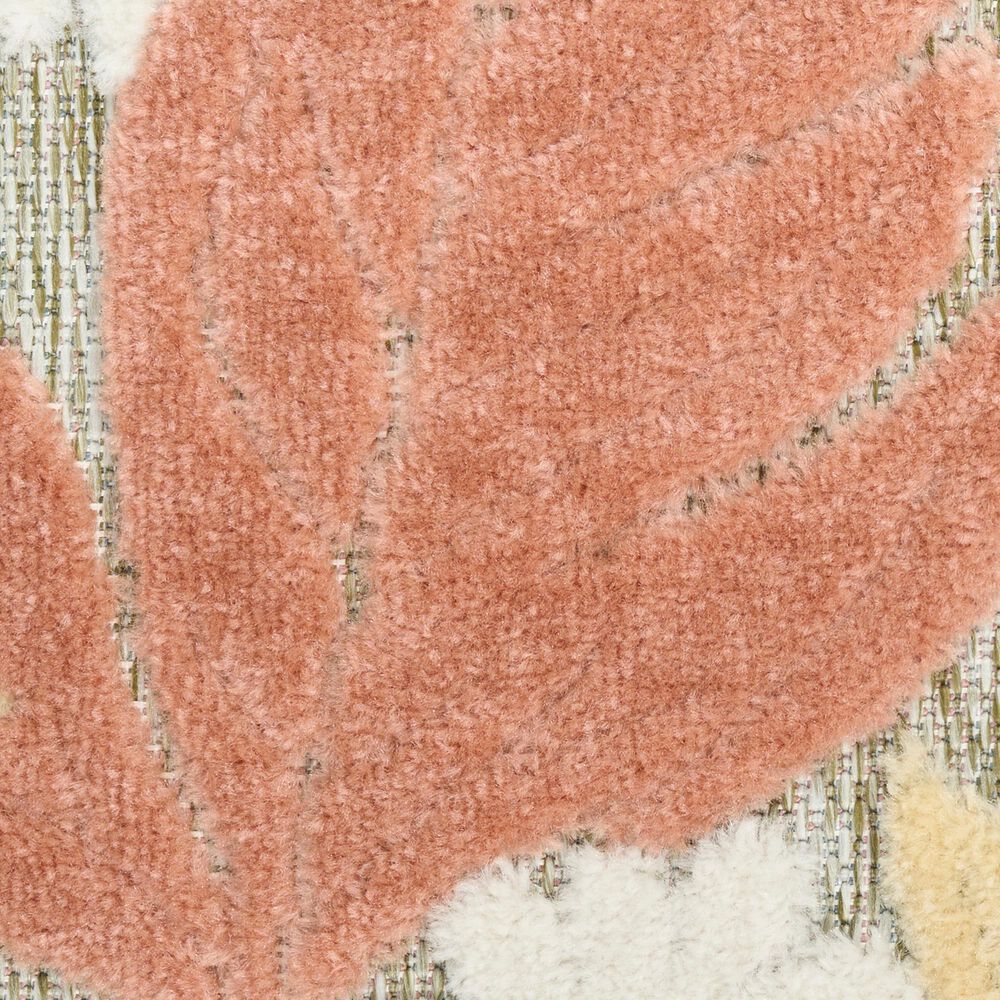 Nourison Aloha Rose 3'6" x 5'6" Indoor/Outdoor Area Rug, , large