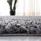 Safavieh August Shag AUG200H 4" x 6" Charcoal Area Rug, , large