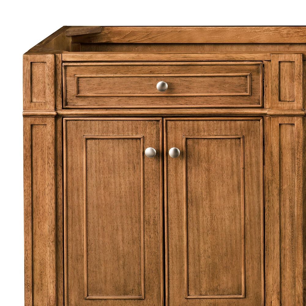 James Martin Bristol 72" Double Bathroom Vanity Cabinet in Saddle Brown, , large