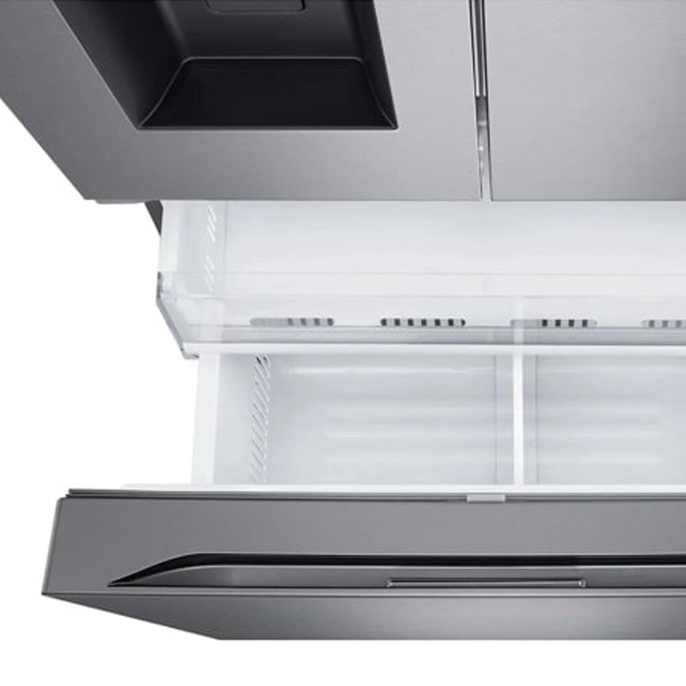 LG 25.5 Cu. Ft. 3-Door French Door Refrigerator with Ice and Water Dispenser in Noble Steel, , large