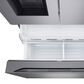 LG 25.5 Cu. Ft. 3-Door French Door Refrigerator with Ice and Water Dispenser in Noble Steel, , large