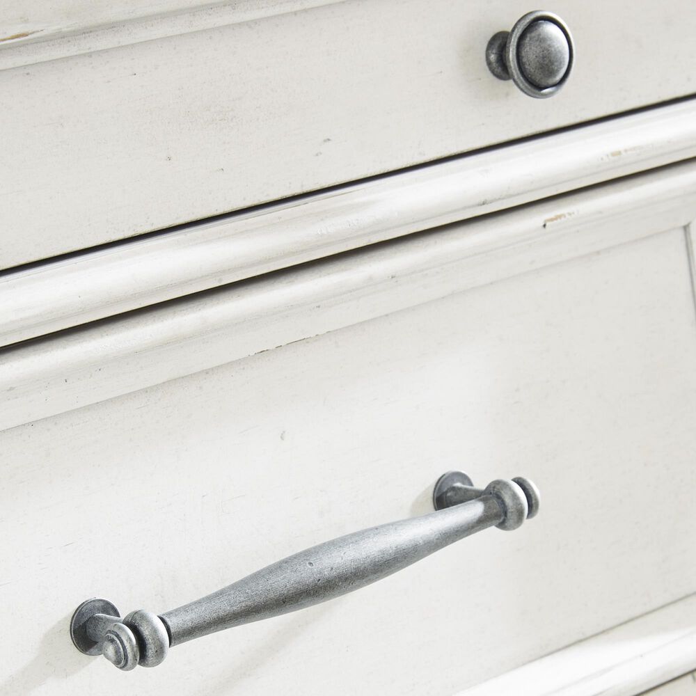 Ashley Kanwyn 4-Piece Cal King Upholstered Bed Set in Whitewash, , large