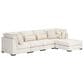 ASHLEY Donelson Creek 5-Piece Stationary Reversible Sectional in Vanilla, , large