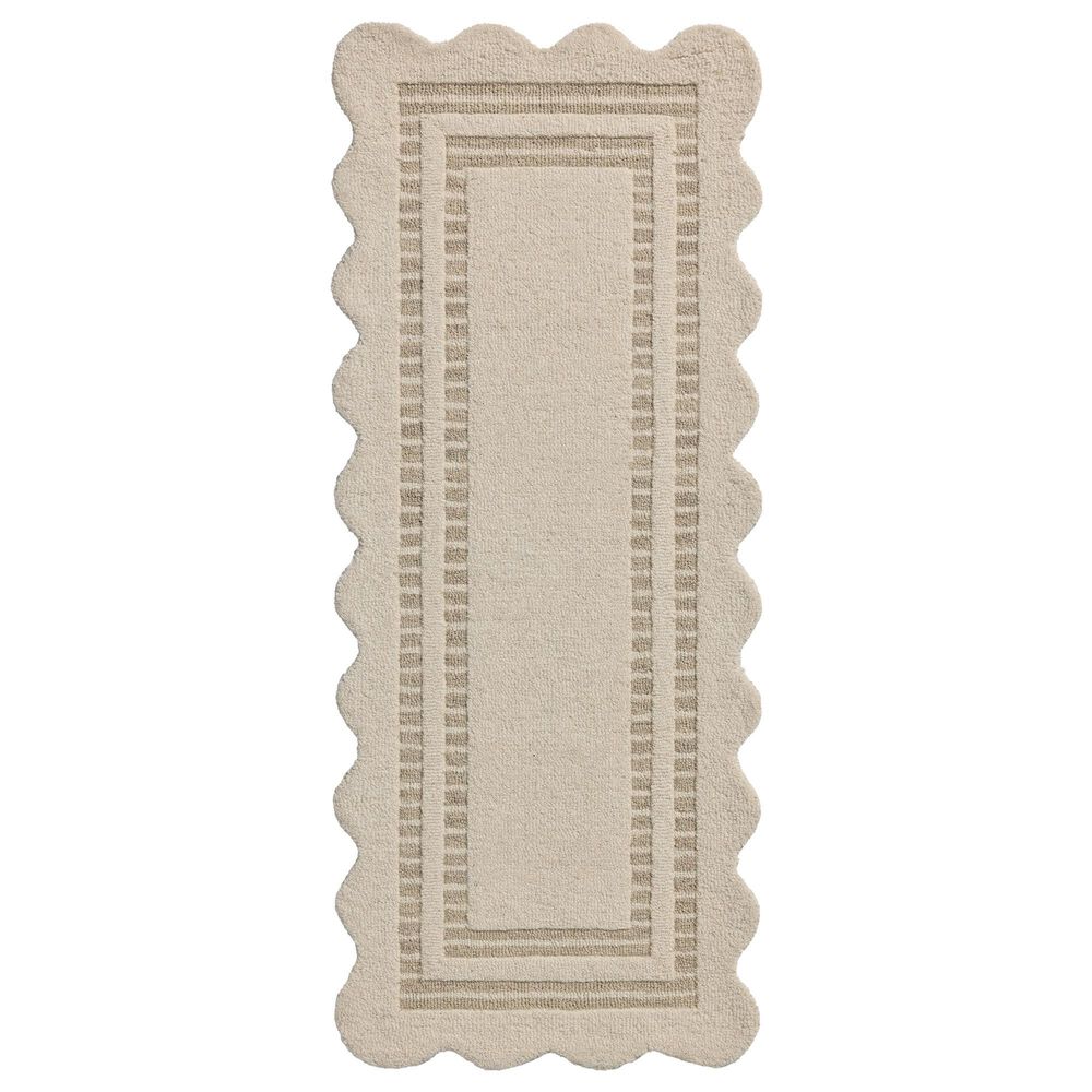 Loloi II Scottie 2" x 5" Ivory and Grey Runner, , large