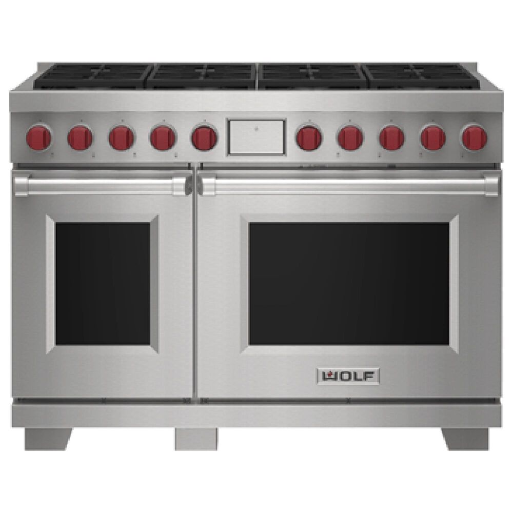 Wolf 48" Dual Fuel Range in Stainless Steel DF48850/S/P/LP, , large
