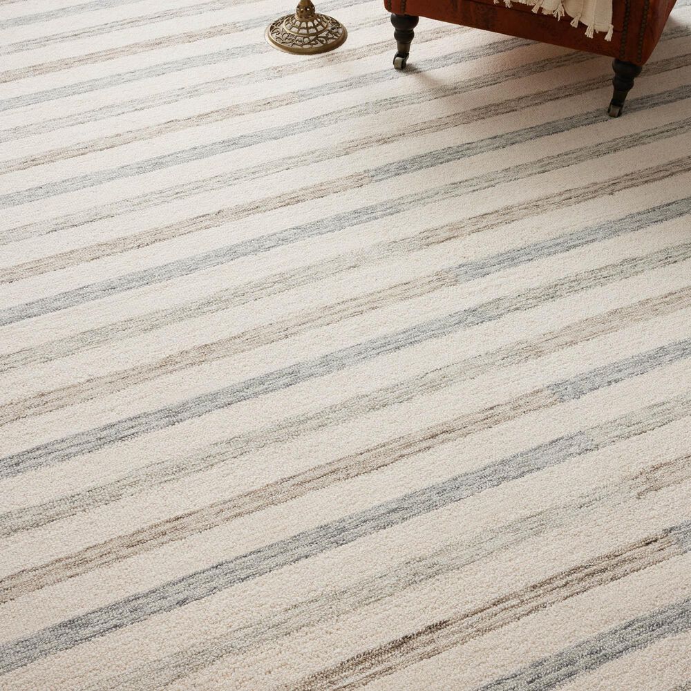 Chris Loves Julia x Loloi Chris 11&#39;6&quot; x 15&#39; Ivory and Slate Area Rug, , large