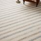 Chris Loves Julia x Loloi Chris 11"6" x 15" Ivory and Slate Area Rug, , large