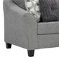 Ashley Mathonia Stationary Sofa and Loveseat Set in Smoke, , large