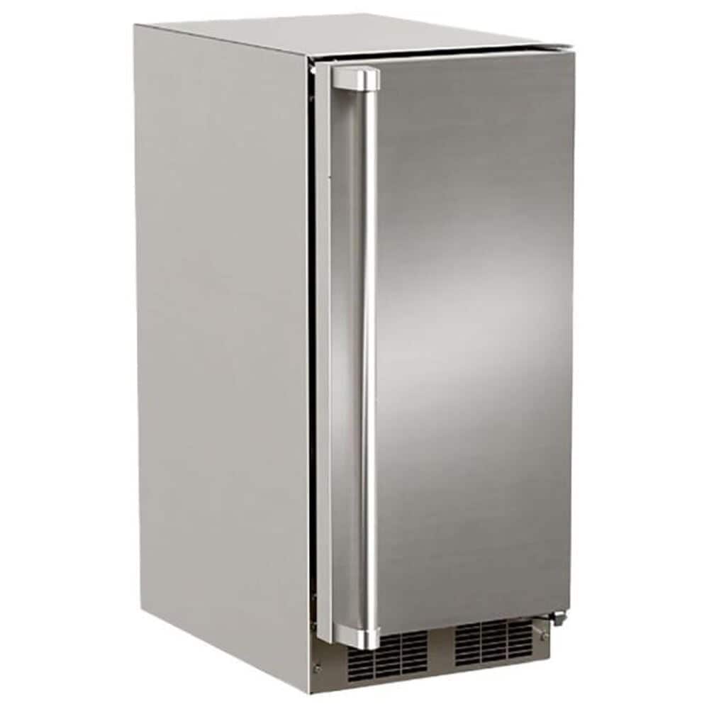 Marvel 15" Outdoor Built-In Ice Maker for Gravity Drain Applications in Stainless Steel, , large