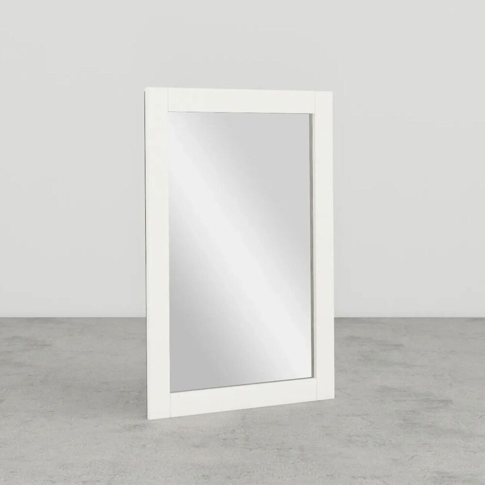 Lemoore Essential Mirror in Rockport White, , large