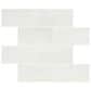 Emser Prodigy Agnesi 3" x 6" Rectangle on 12" x 12" Porcelain Mosaic Sheet, , large