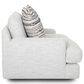 Moore Furniture Surrey Stationary Loveseat in Merino Cotton, , large