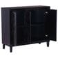 Linon Home Decor Miles 3-Door Accent Cabinet in Midnight Blue, , large