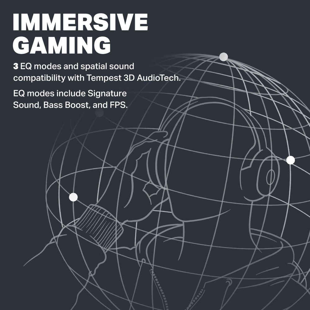 PowerA LucidSound LS500P Wireless Gaming Headset in White, , large