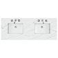 James Martin Vanities Brittany 60" Double Bathroom Vanity in Bright White with 3 cm Ethereal Noctis Quartz Top, , large