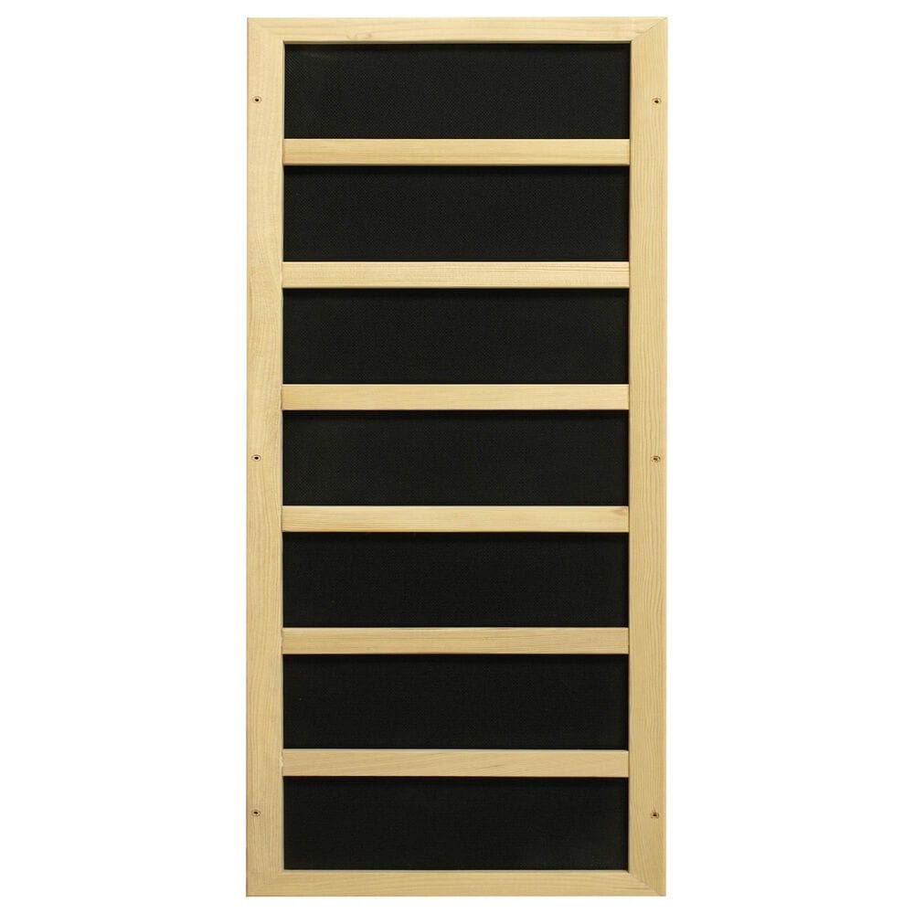 EZlife Elite 2-Person Ultra Low EMF (under 3MG) Far Infrared Sauna in Natural Hemlock, , large