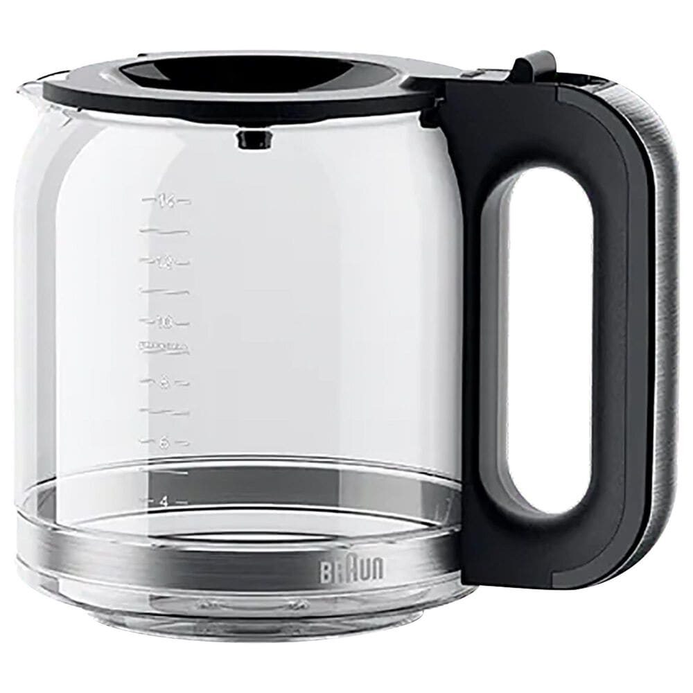 Braun 14-Cup PureFlavor Coffee Maker in Stainless Steel and Black, , large