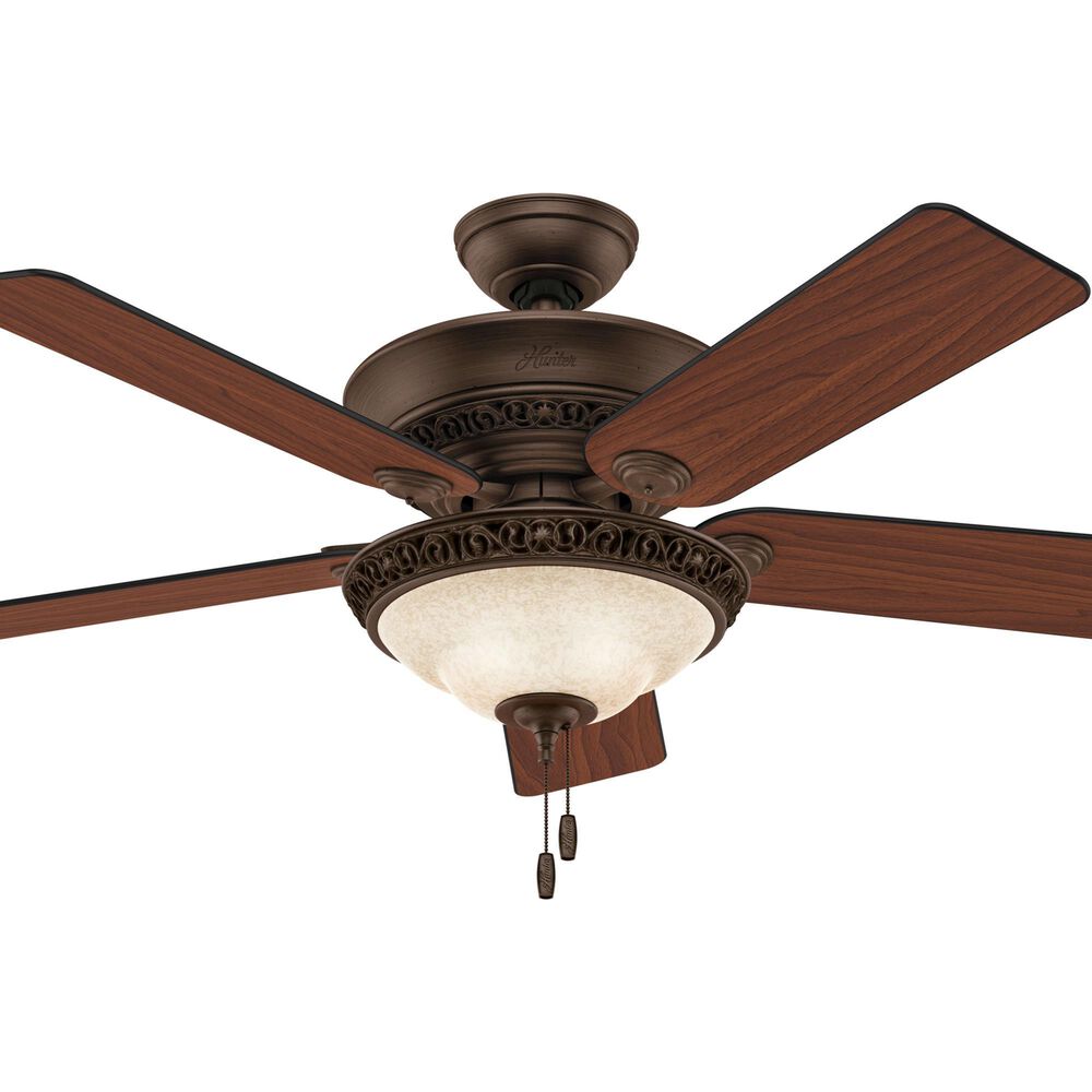 Hunter Italian Countryside 52&quot; Ceiling Fan with Lights in Cocoa, , large