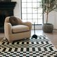 ROW by Oriental Weavers Hunter HNT10 Beige and Black 5"3" x 7"6" Area Rug, , large