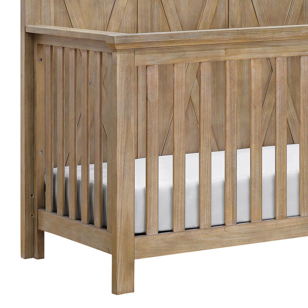 DaVinci Emory Farmhouse 4-in-1 Convertible Crib in Driftwood, , large