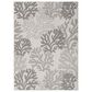 Nourison Garden Oasis Nautical Grey 6" x 9" Indoor/Outdoor Area Rug, , large
