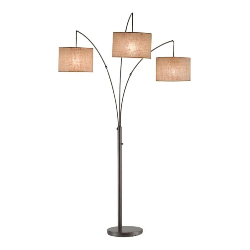 37B Trinity 3-Light Arc Lamp in Antique Bronze, , large
