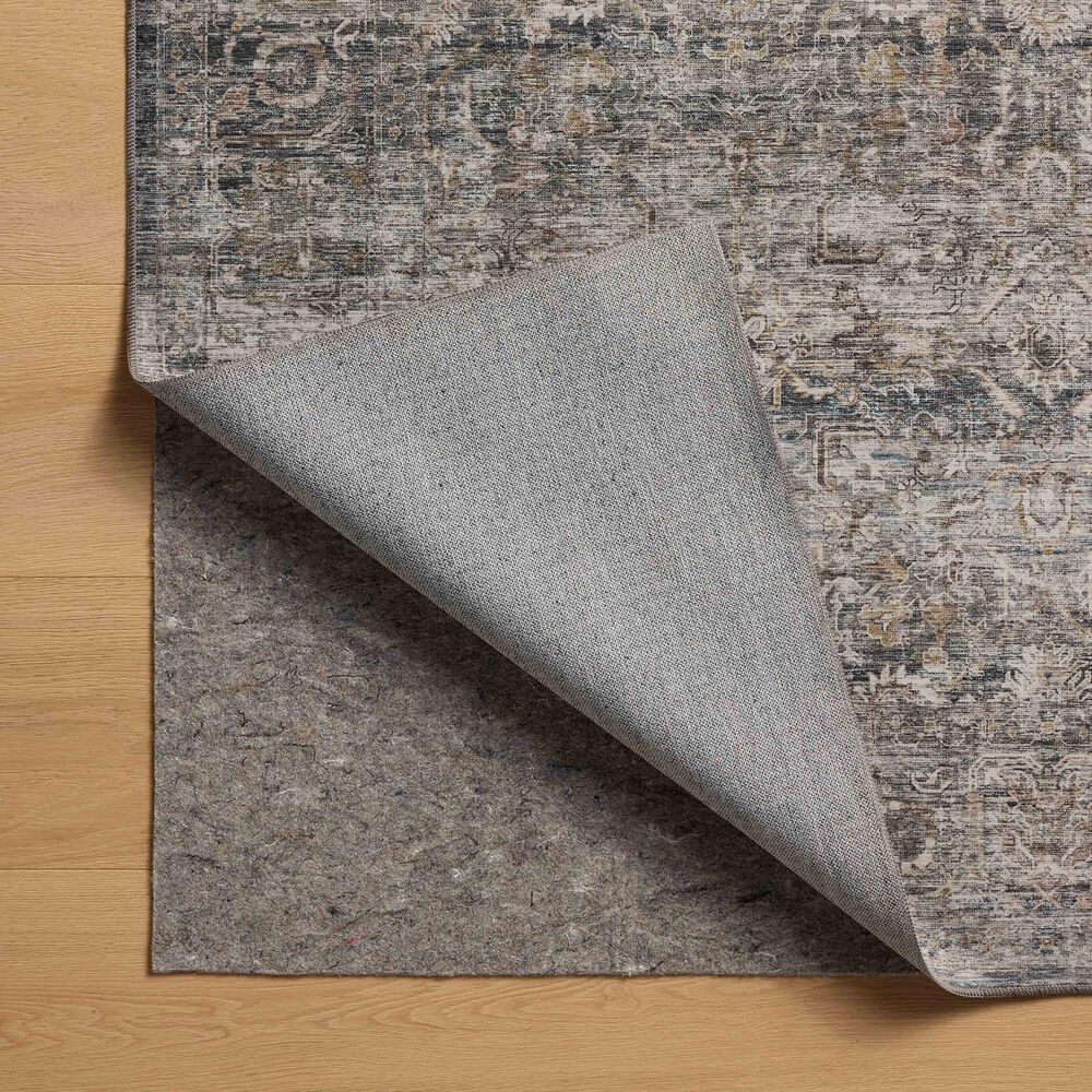 Amber Lewis x Loloi Josie 2&#39;3&quot; x 3&#39;9&quot; Dove and Gold Area Rug, , large