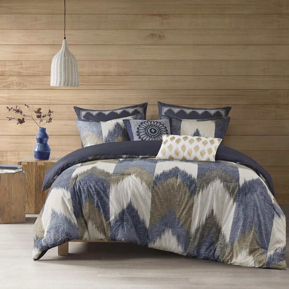 Hampton Park Alpine 3-Piece King/California King Comforter Mini Set in Navy, , large