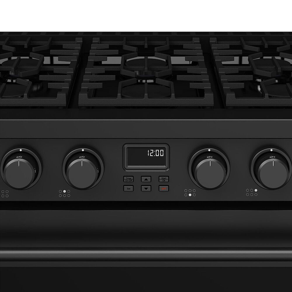 Thor Kitchen 6 Cu. Ft. Contemporary Professional Freestanding Gas Range in Black, , large