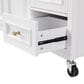 HOMLUX 52" Kitchen Island with Drop Leaf in White, , large