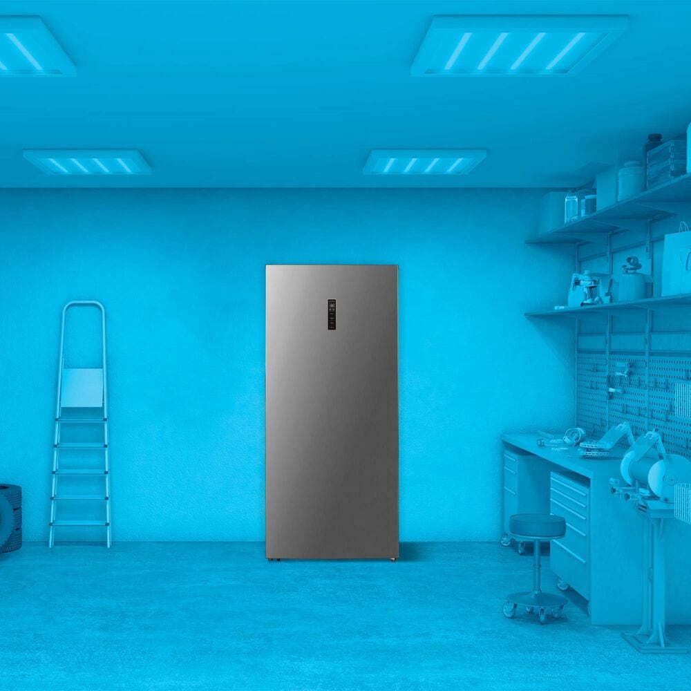 Element 21.2 Cu. Ft. Upright Convertible Freezer in Stainless Steel, , large