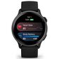 Garmin Vivoactive 6 Smartwatch 42mm Slate Aluminum Case with Black Band, , large