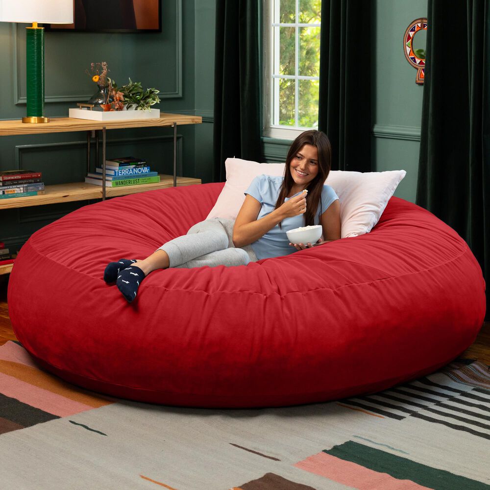 Jaxx Cocoon XL 7&#39; Bean Bag Chair in Merlot, , large