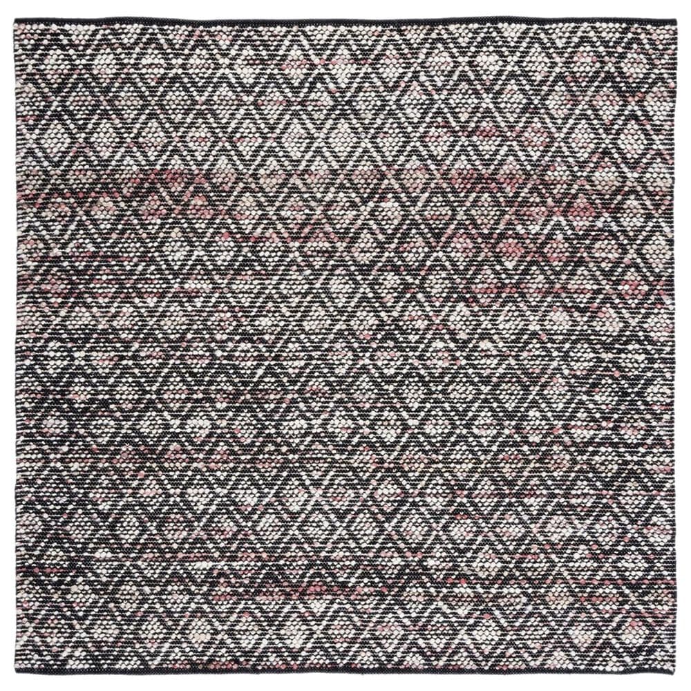 Safavieh Natura 6" Square Ivory and Red Area Rug, , large