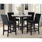 New Heritage Celeste 5-Piece Round Counter Height Dining Set in Espresso, , large