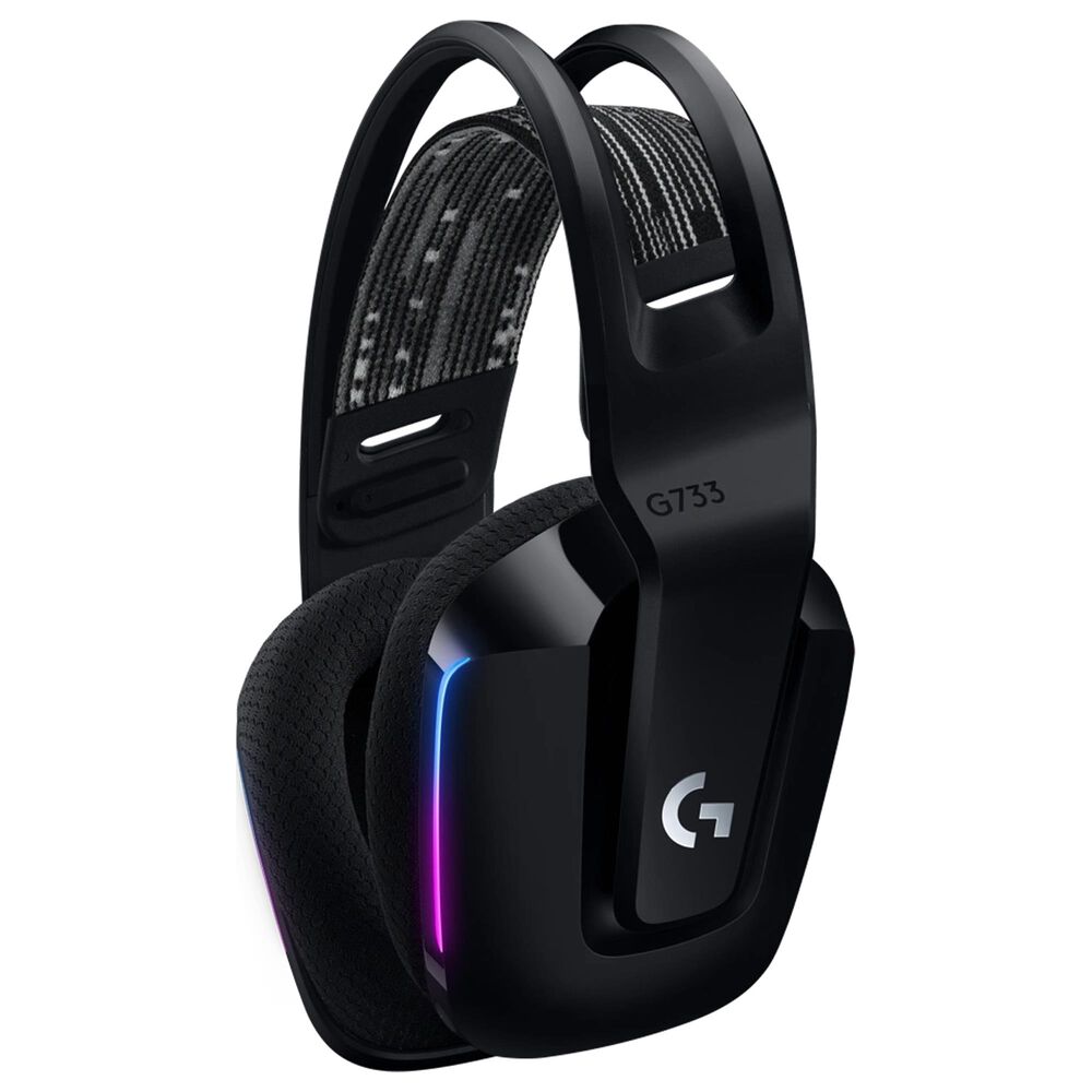 Logitech G733 Lightspeed Wireless RGB Gaming Headset in Black, , large