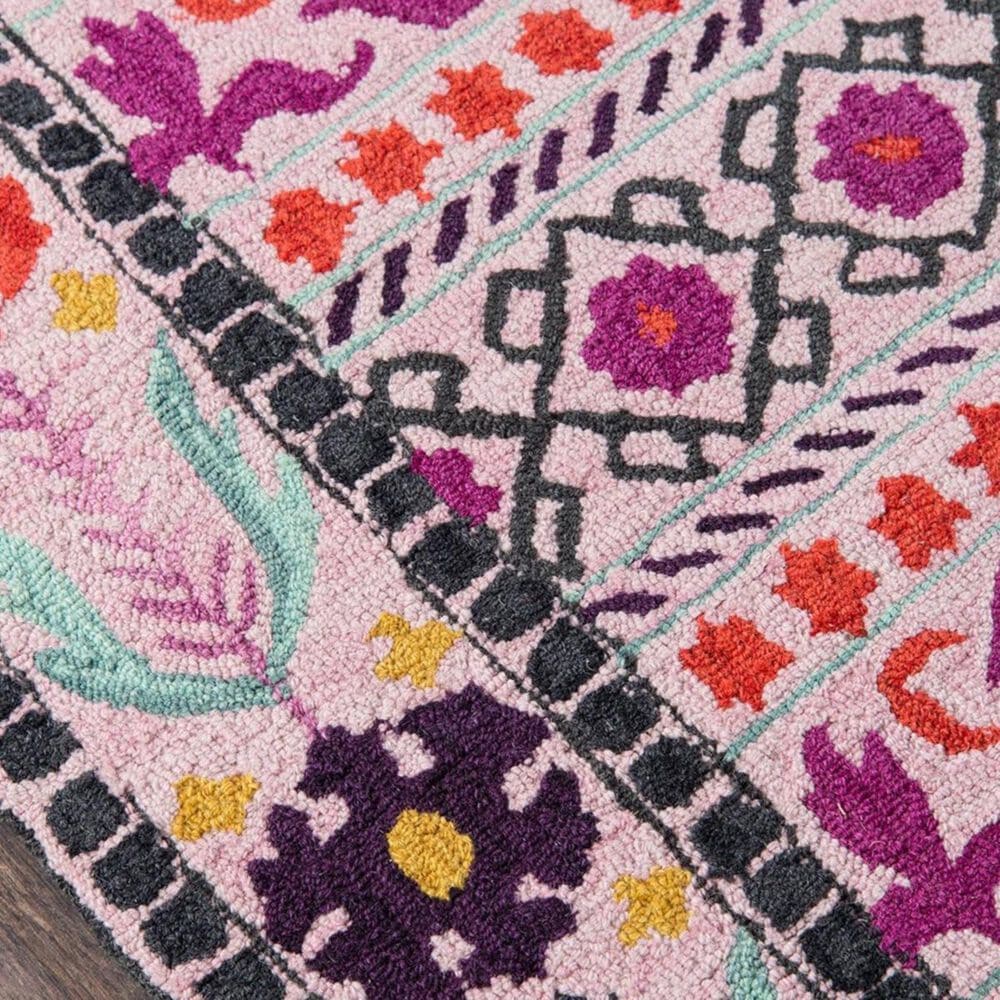 Momeni Tahoe TA-07 5&#39; x 8&#39; Pink Area Rug, , large