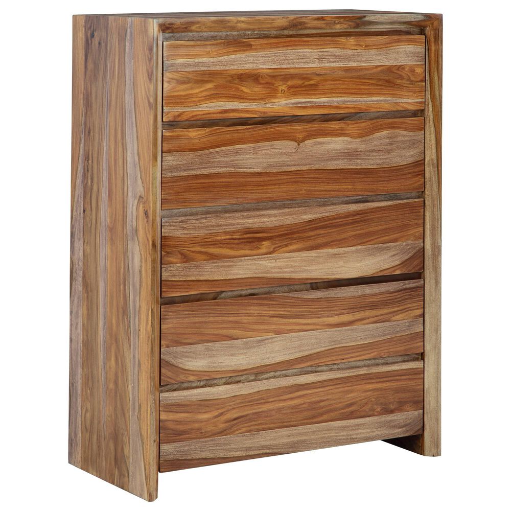 Millenium 5-Piece King Bedroom Set in Brown, , large