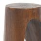 Hearth and Haven Outdoor End Table with Hollow Design in Antique Brown, , large