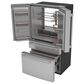 Cafe 22.3 Cu. Ft. 4-Door French Door Refrigerator in Stainless Steel, , large