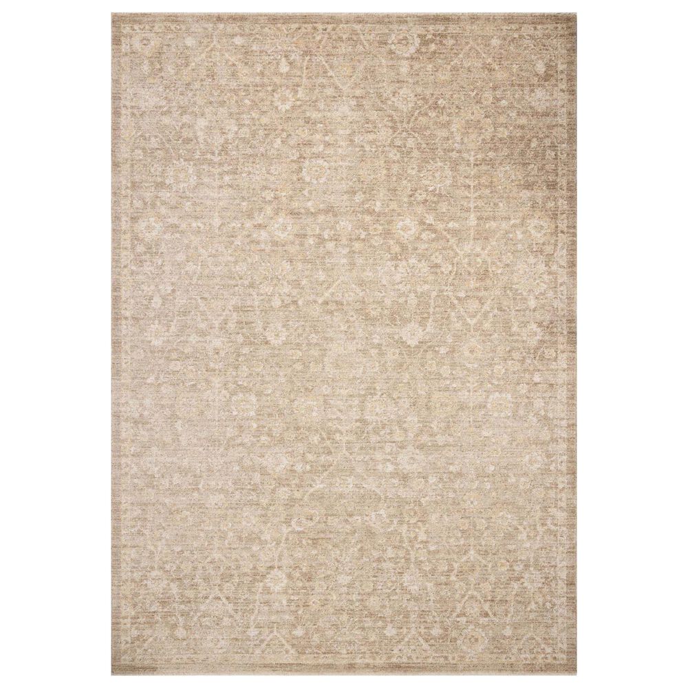 Chris Loves Julia x Loloi Palma Bark and Natural 9"6" x 13"1" Area Rug, , large