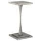 Artistica Metal Montreaux End Table in Silver and Nickel, , large