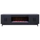 Legends Home 92" Super Fireplace Console in Seal Skin, , large