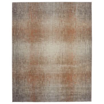 Feizy Eden Coral and Ivory 5" x 7"6" Area Rug, , large