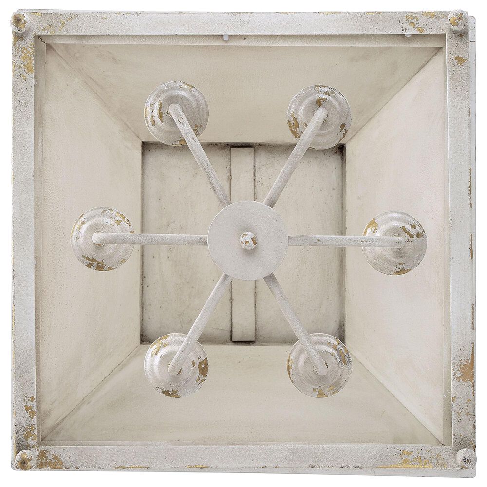 Golden Lighting Abingdon 6-Light Pendant in Antique Ivory, , large