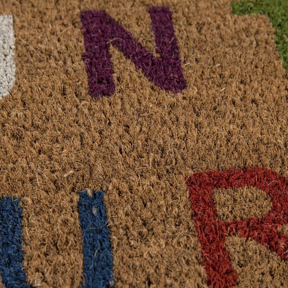 Novogratz Aloha Count ALO-5 1&#39;6&quot; x 2&#39;6&quot; Multicolor Door Mat, , large
