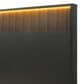 Crown Mark Nemy 3 Piece King LED Panel Bedroom Set in Brown, , large