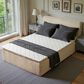 HOMLUX Plush Full Mattress with Beige Headboard, , large