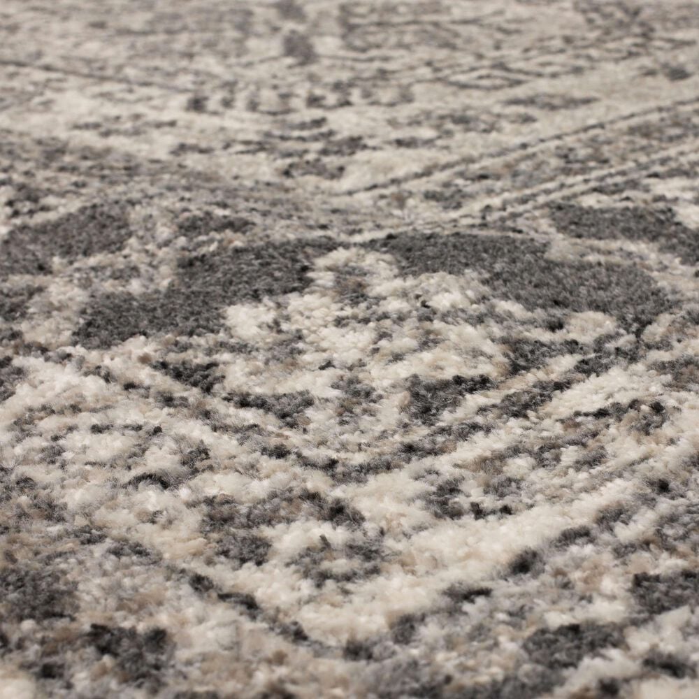 Mohawk R1200 Whimsy 5' 3" X 8' Light Grey Area Rug, , large